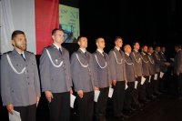 Zdjęcie z uroczystości Święta Policji w Rudzie Śląskiej - foto : UM