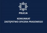 grafika - logo policji i napis zastępstwo oficera prasowego
